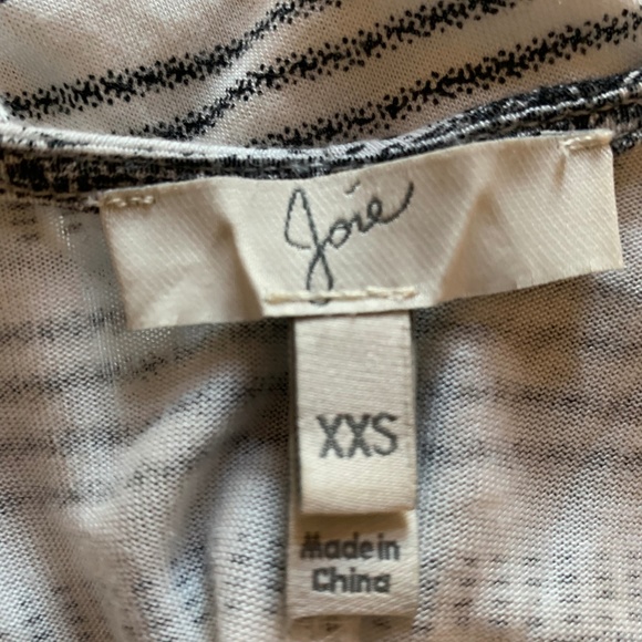 Joie Tribal Knit Maxi Dress Black White V Neck - Picture 6 of 7